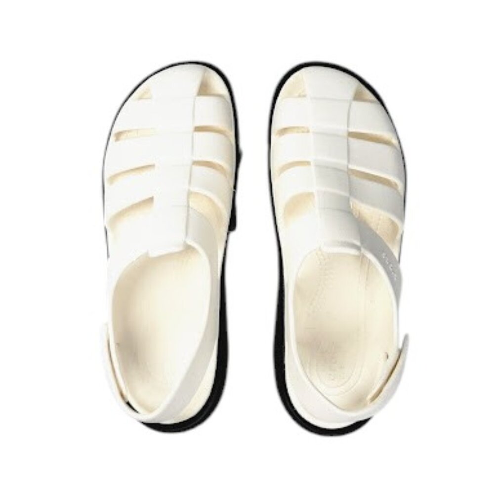 CROCS Women's Stomp Slingback Platform Fisherman Sandals white Size 10 NWT - Picture 4 of 10